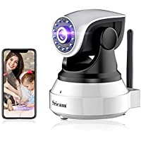 Camara IP WiFi 1080P- Camara de Vigilancia Inalámbrico- con HD Zoom- Vision Nocturna- Comunicación Bilateral- Detección…